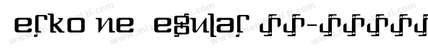 NerkoOne Regular 普通字体转换